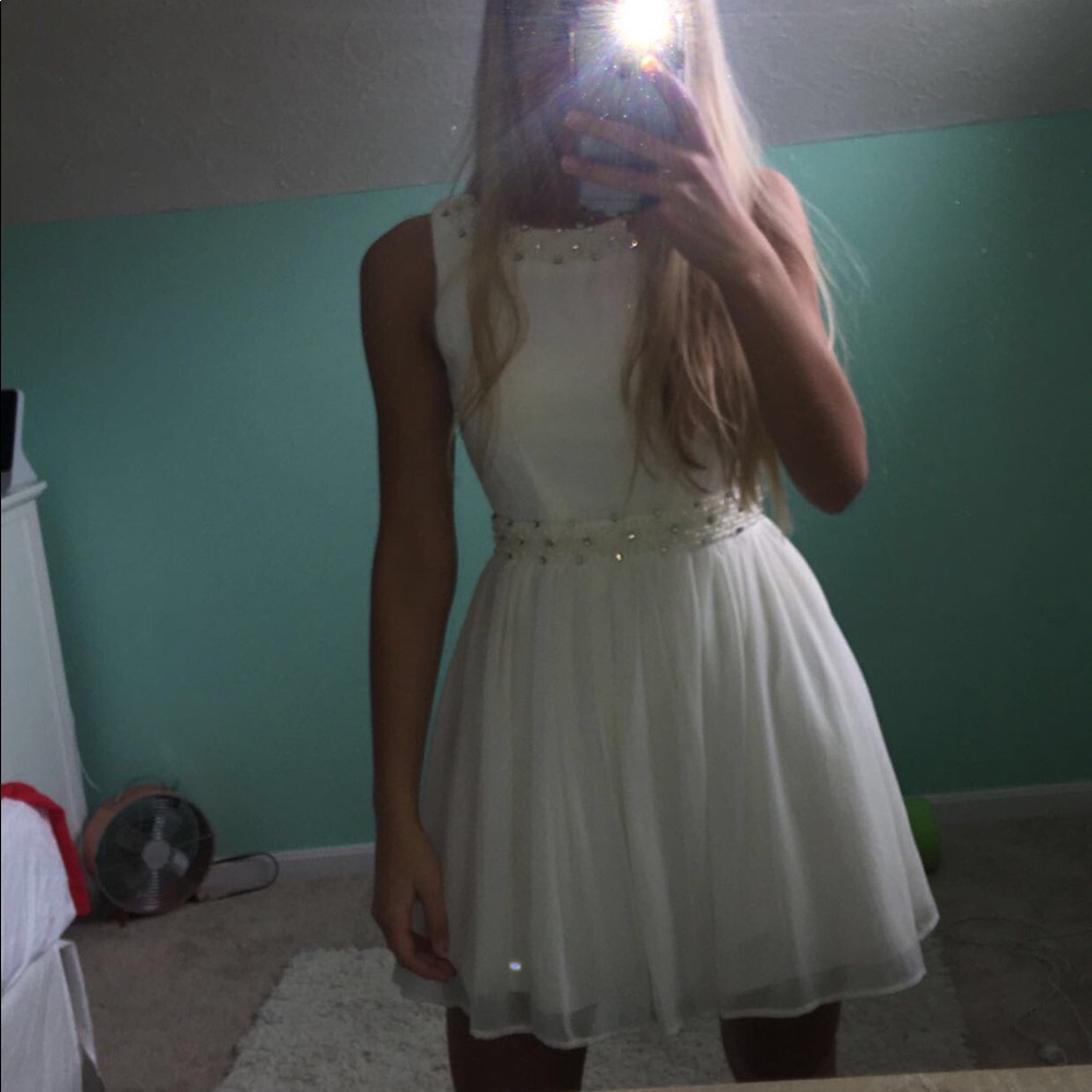 White Dress. Homecoming/Prom